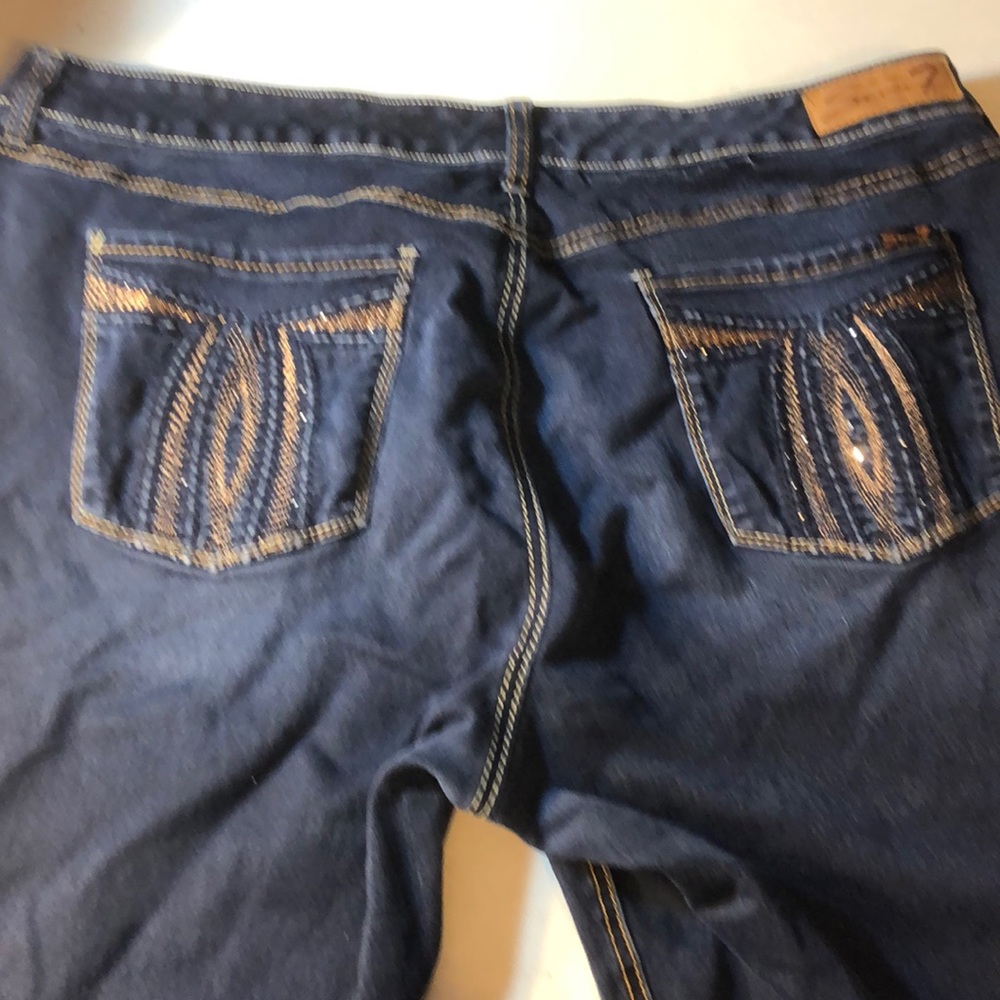 Seven7 crop jeans SZ 22